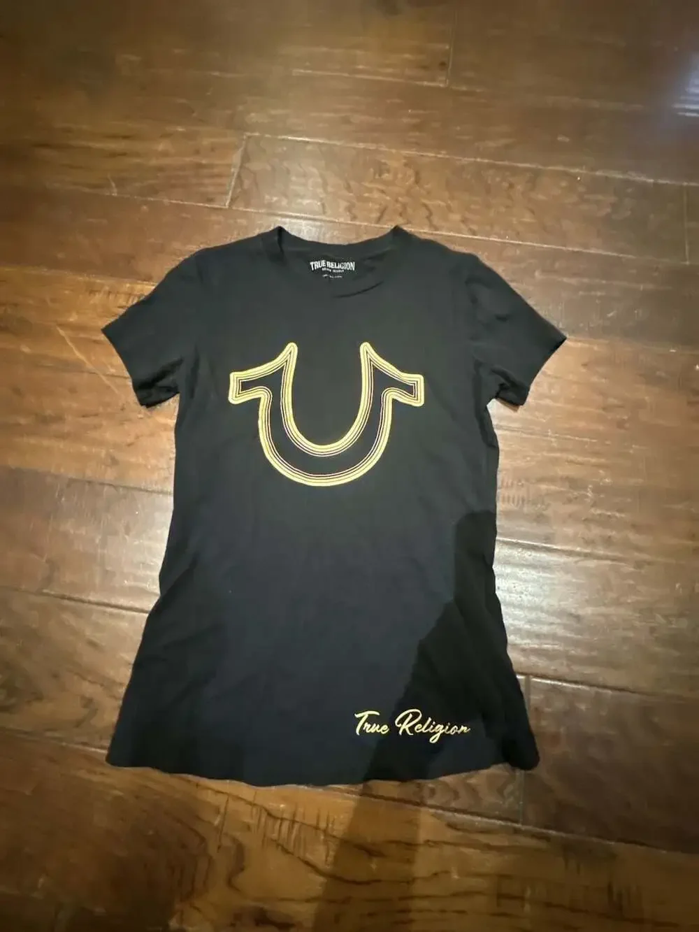 True Religion Horseshoe Logo Graphic T-Shirt Black Size XS